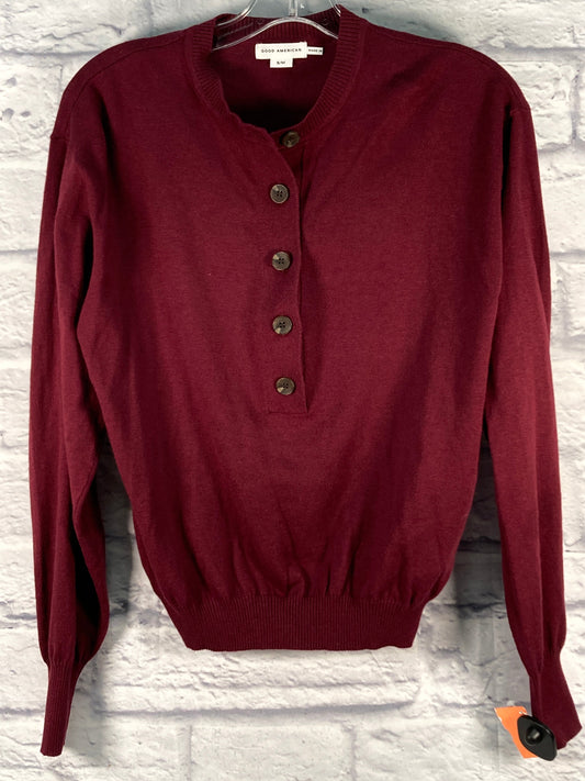 Sweater By Good American In Maroon, Size: S