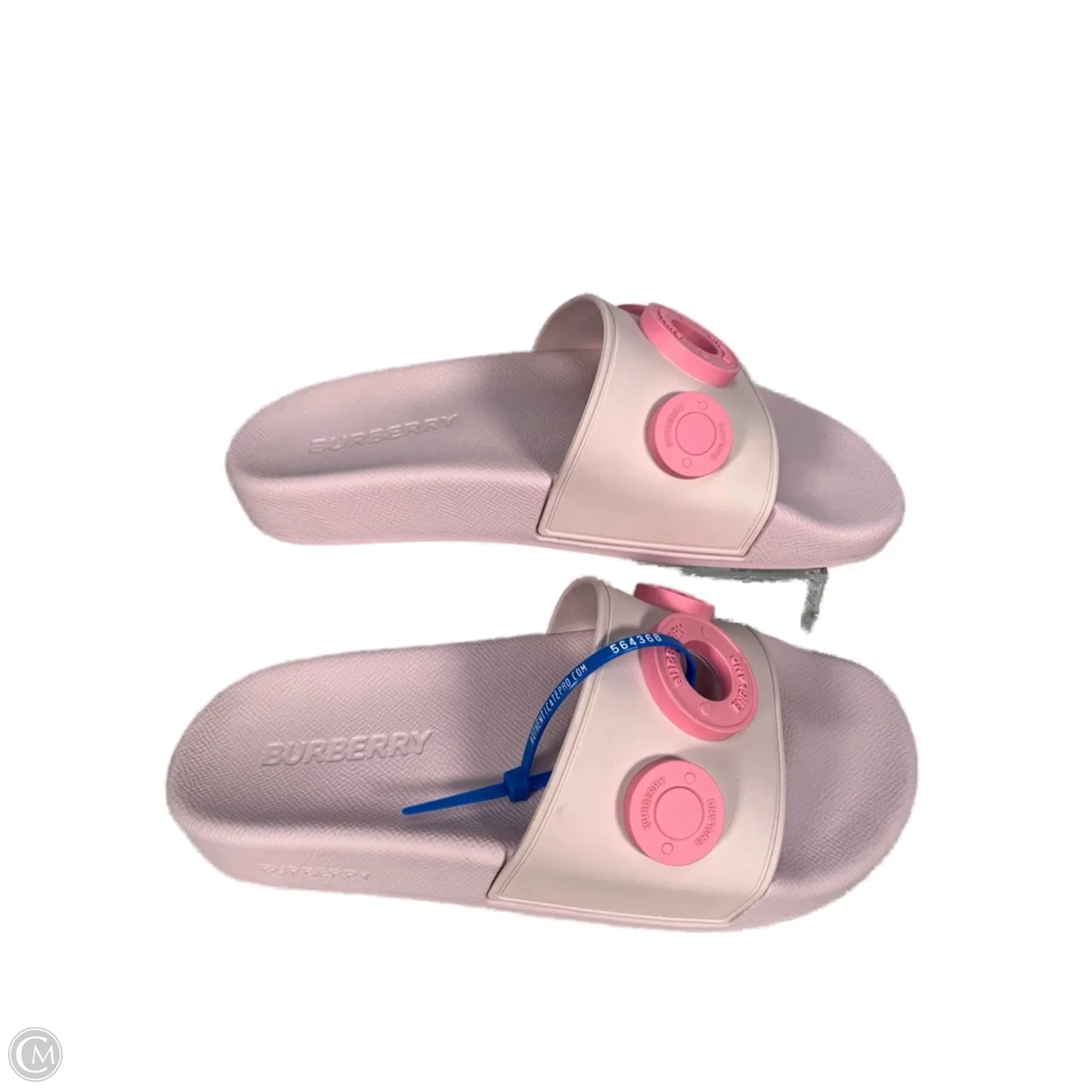 Sandals Luxury Designer By Burberry In Pink, Size: 6