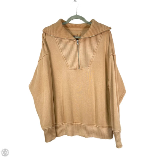 Sweatshirt Collar By Aerie In Brown, Size: S