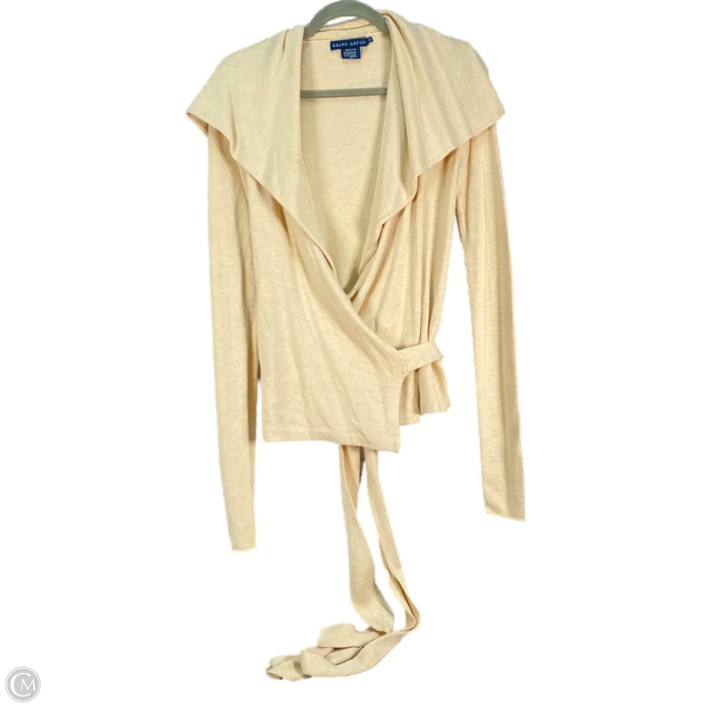 Sweater Cardigan By Ralph Lauren In Cream, Size: Xs
