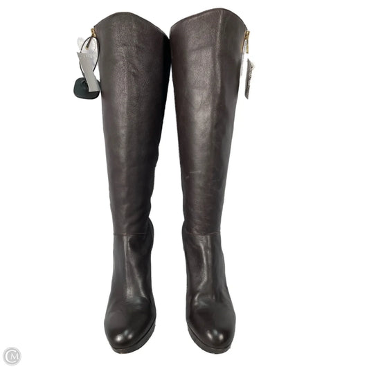 Boots Knee Heels By Vince Camuto In Brown, Size: 9.5