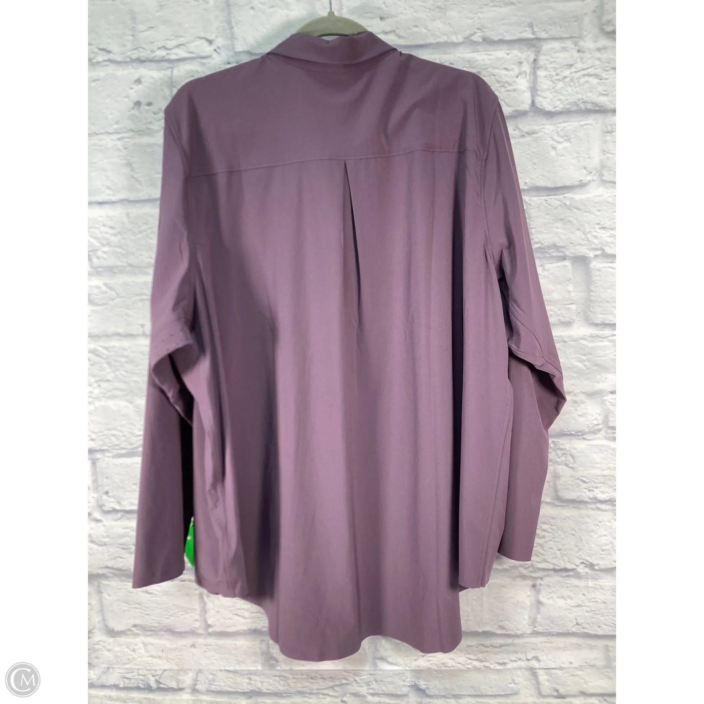 Top Long Sleeve By Athleta In Purple, Size: 2x