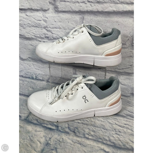 Shoes Sneakers By On Cloud In Green & White, Size: 8.5