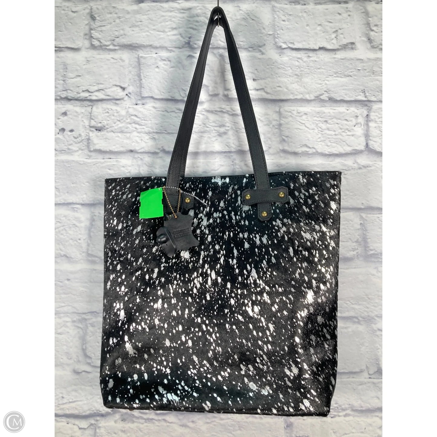 Tote Leather By Clothes Mentor, Size: Large