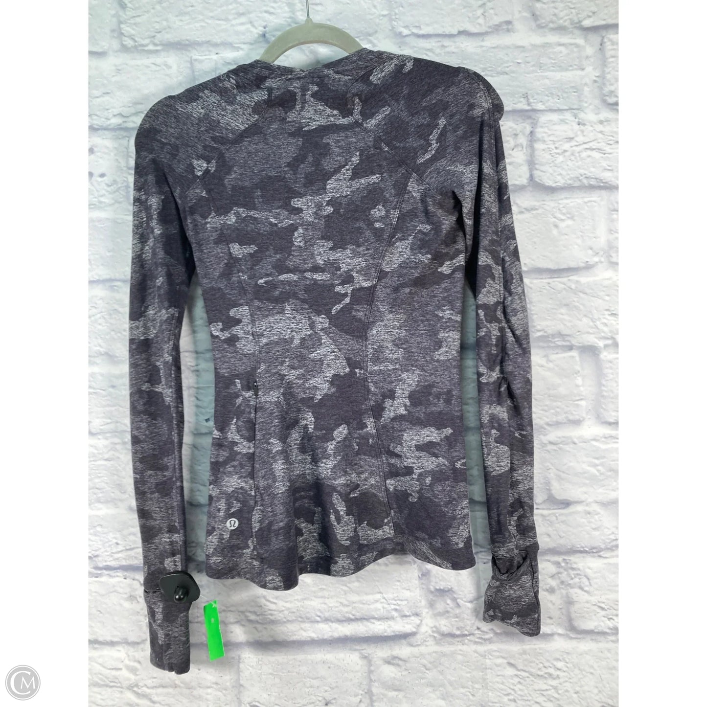 Athletic Top Long Sleeve Crewneck By Lululemon In Grey, Size: Xs