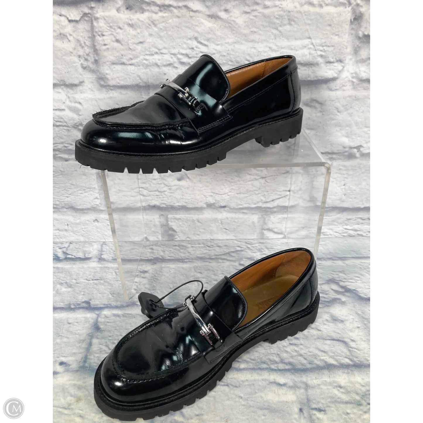 Shoes Flats By Clothes Mentor In Black, Size: 9.5