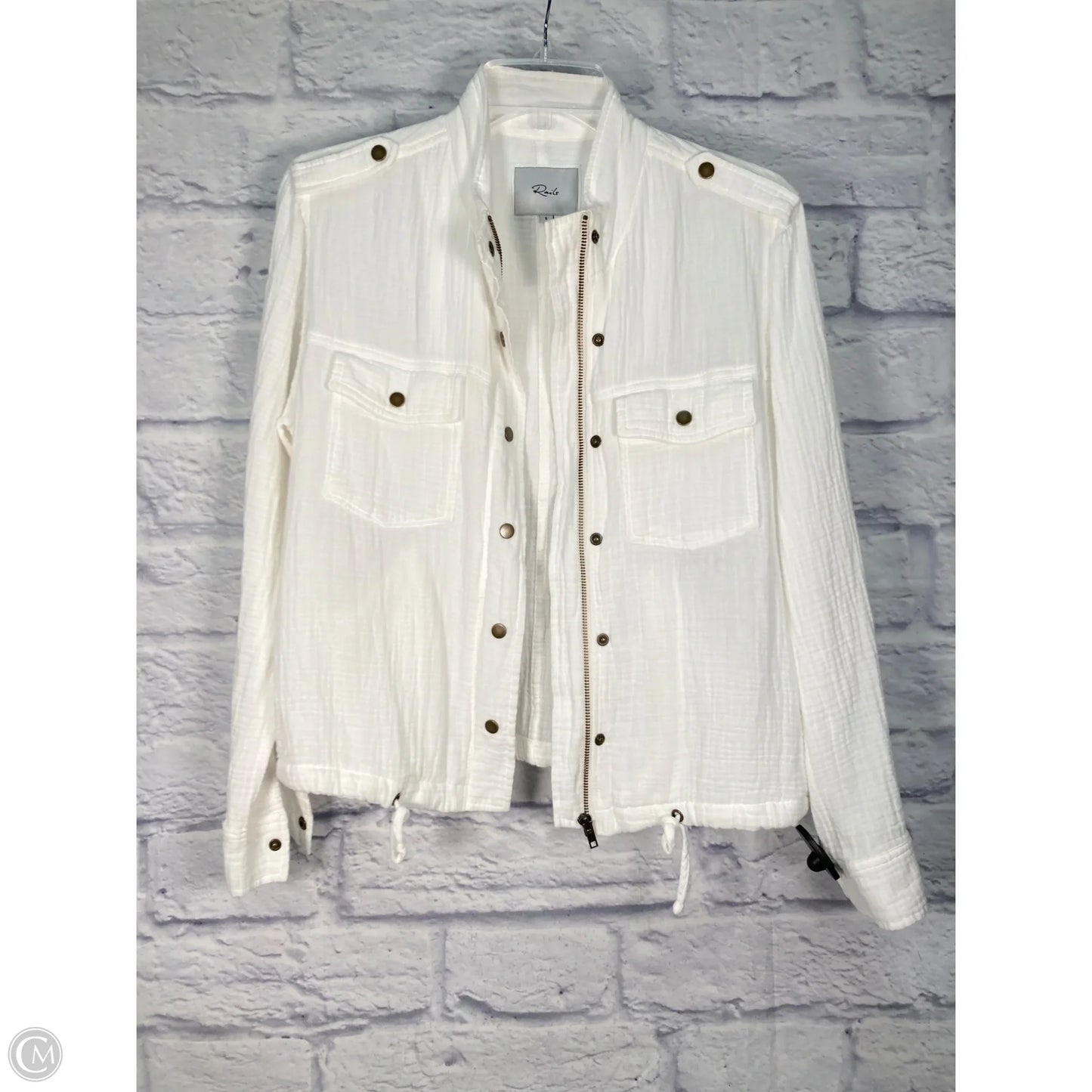 Jacket Other By Rails In White, Size: S