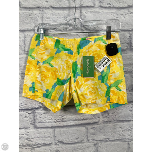 Shorts Designer By Lilly Pulitzer In Yellow, Size: 0