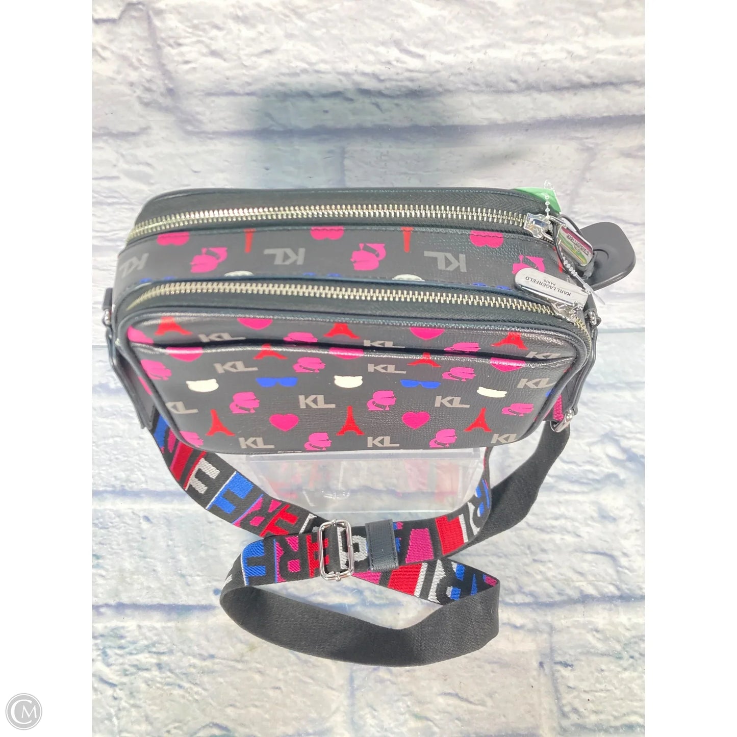 Crossbody Designer By Karl Lagerfeld, Size: Medium
