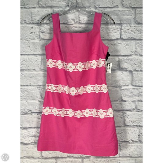 Dress Designer By Lilly Pulitzer In Pink & White, Size: Xs