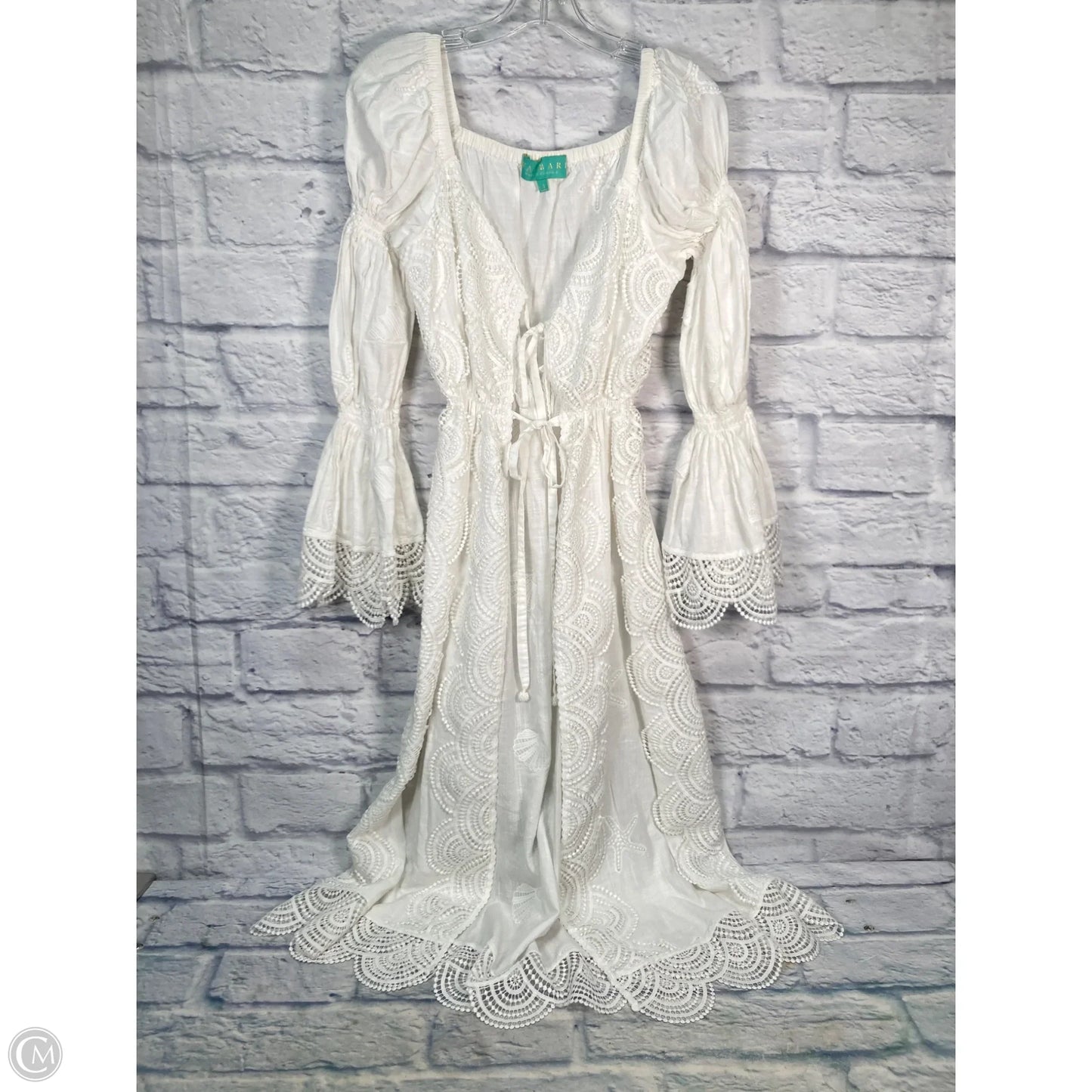 Swimwear Cover-up By Clothes Mentor In White, Size: S