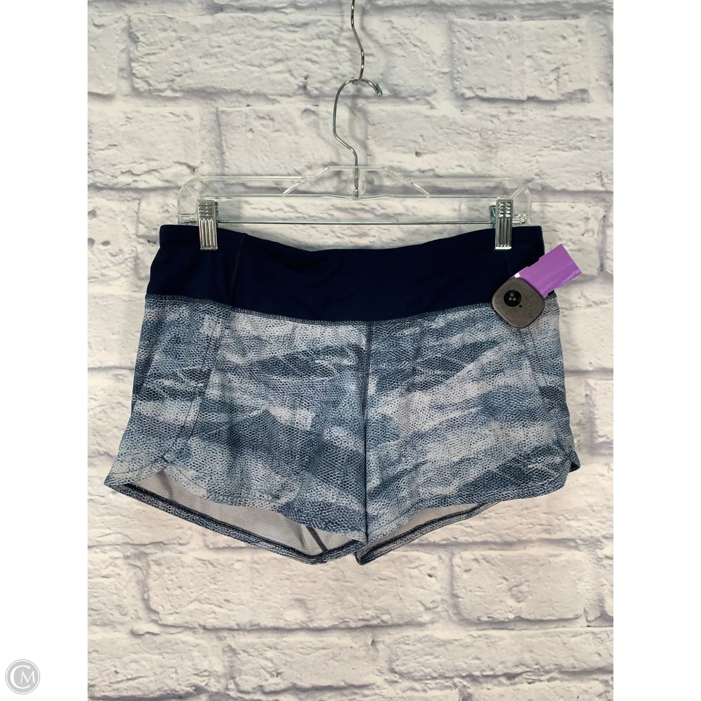 Athletic Shorts By Lululemon In Blue, Size: M