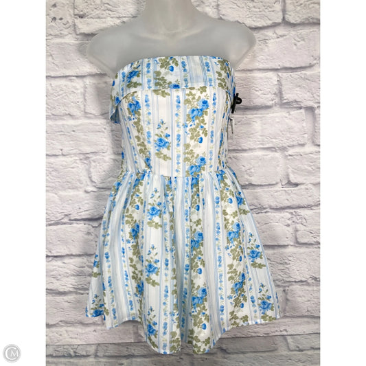 Romper By Mable In Blue & White, Size: M