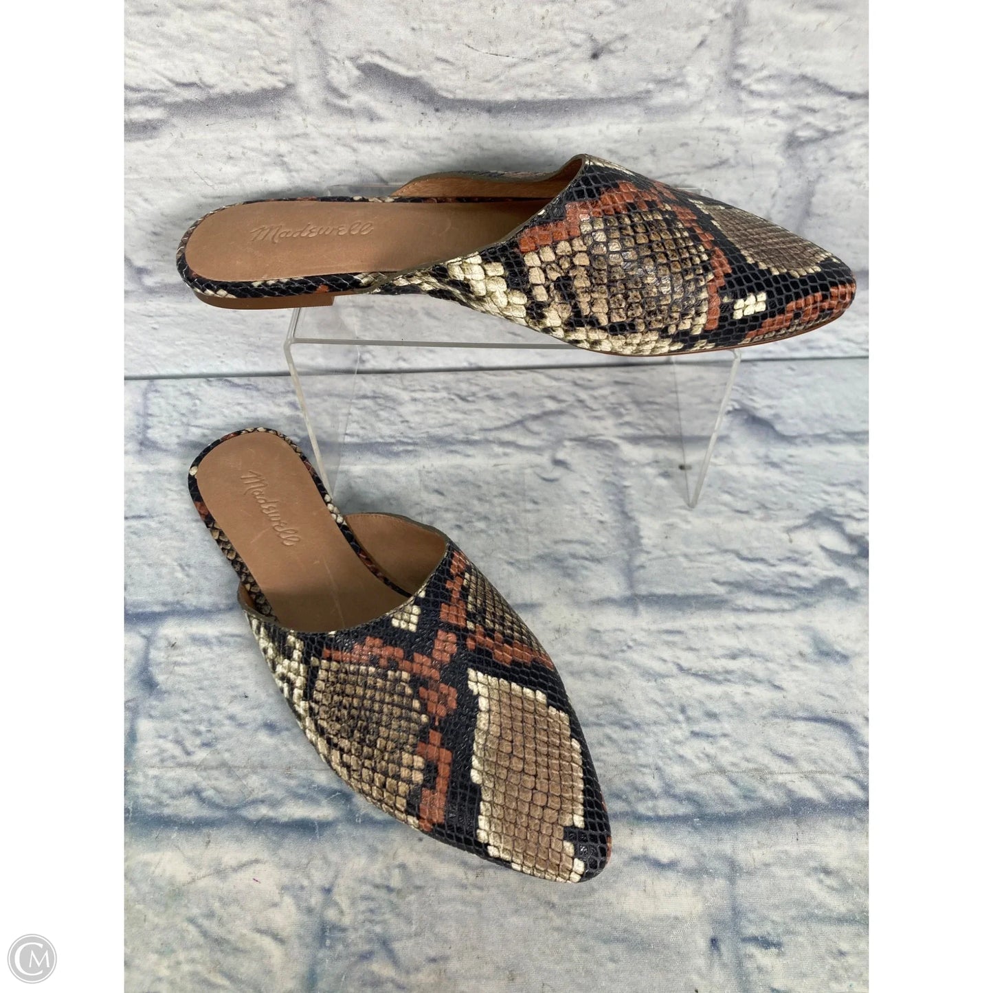 Shoes Flats By Madewell In Snakeskin Print, Size: 8.5