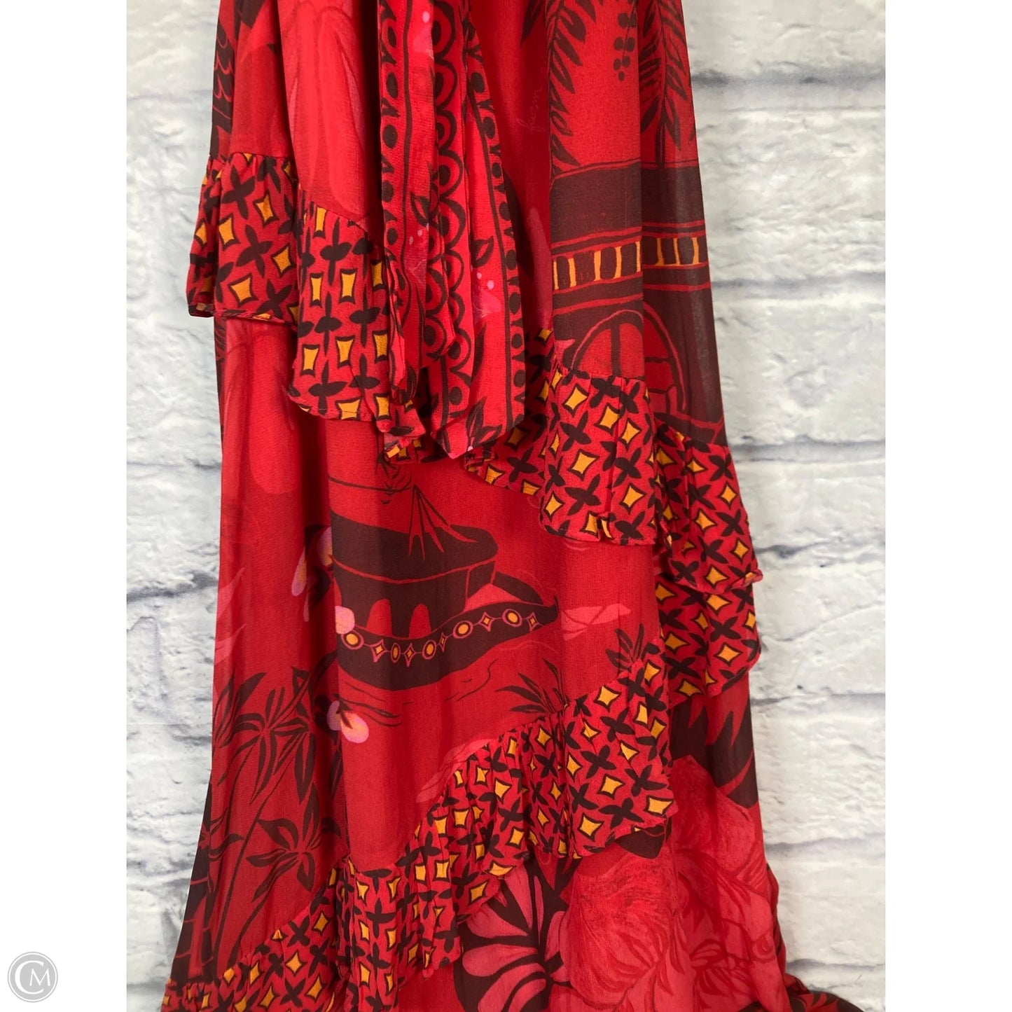 Dress Casual Maxi By Farm Rio In Red, Size: S