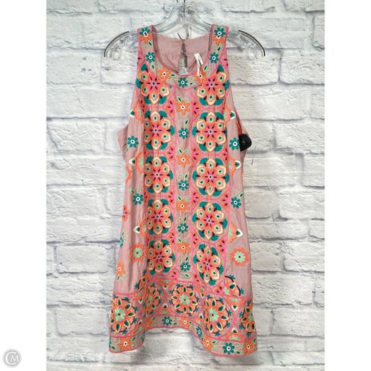 Dress Casual Short By Anthropologie In Pink, Size: S