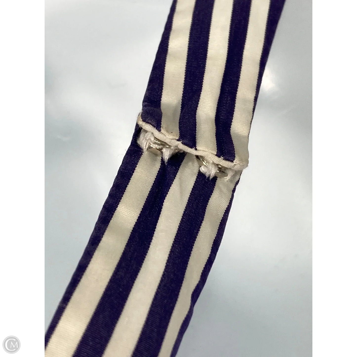 Jumpsuit By Clothes Mentor In Blue & White, Size: M