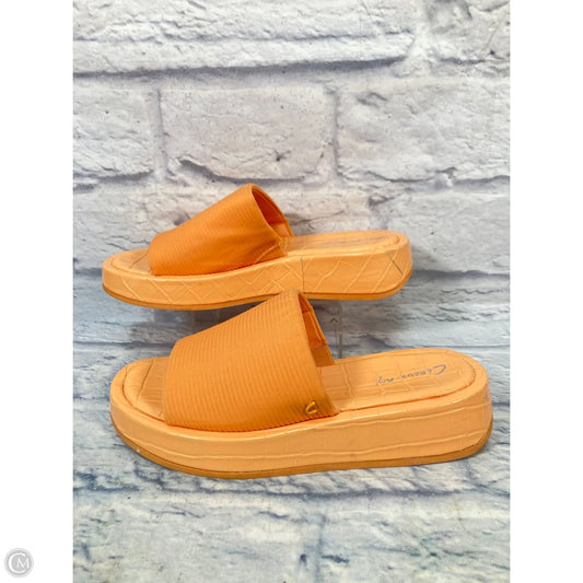 Sandals Heels Platform By Circus By Sam Edelman In Orange, Size: 9
