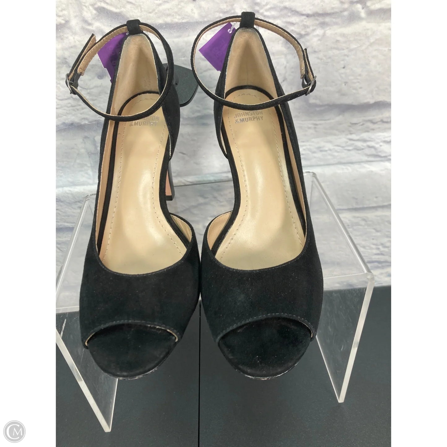 Shoes Heels Block By Johnston & Murphy In Black, Size: 7.5