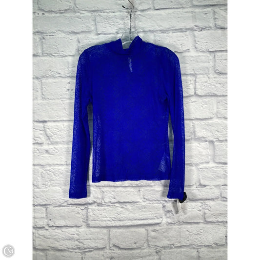 Top Long Sleeve By Anthropologie In Blue, Size: S