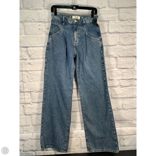 Jeans Wide Leg By We The Free In Blue Denim, Size: 0