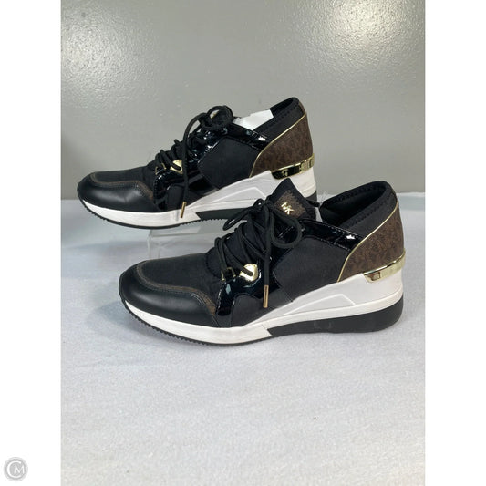 Shoes Sneakers By Michael By Michael Kors In Black & Brown, Size: 10