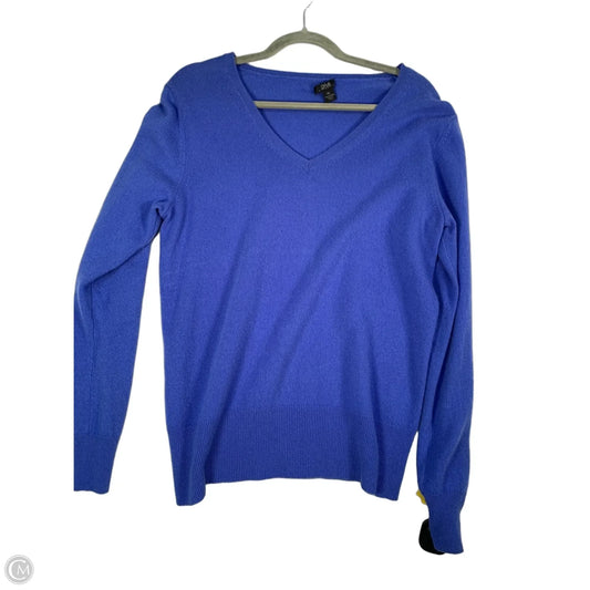 Sweater Cashmere By Clothes Mentor In Blue, Size: Xl