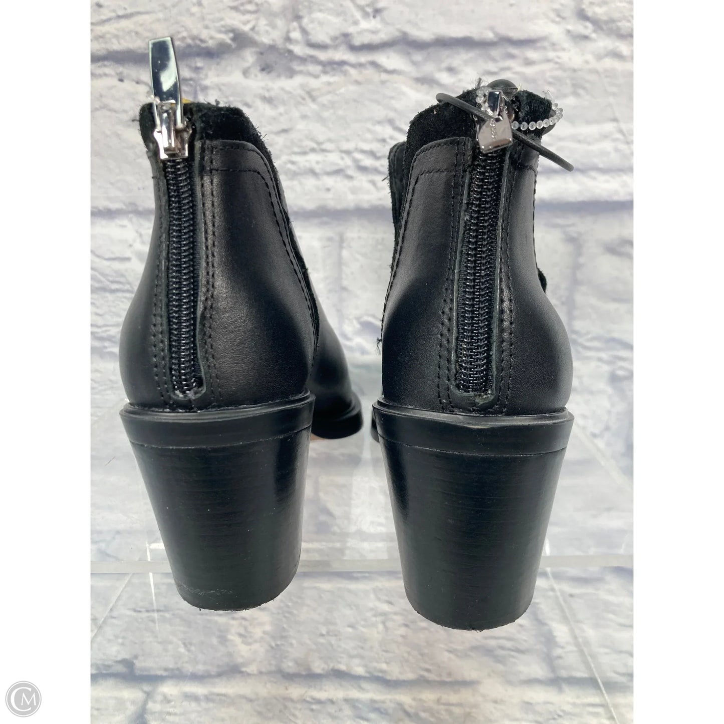 Boots Ankle Heels By Vince Camuto In Black, Size: 9