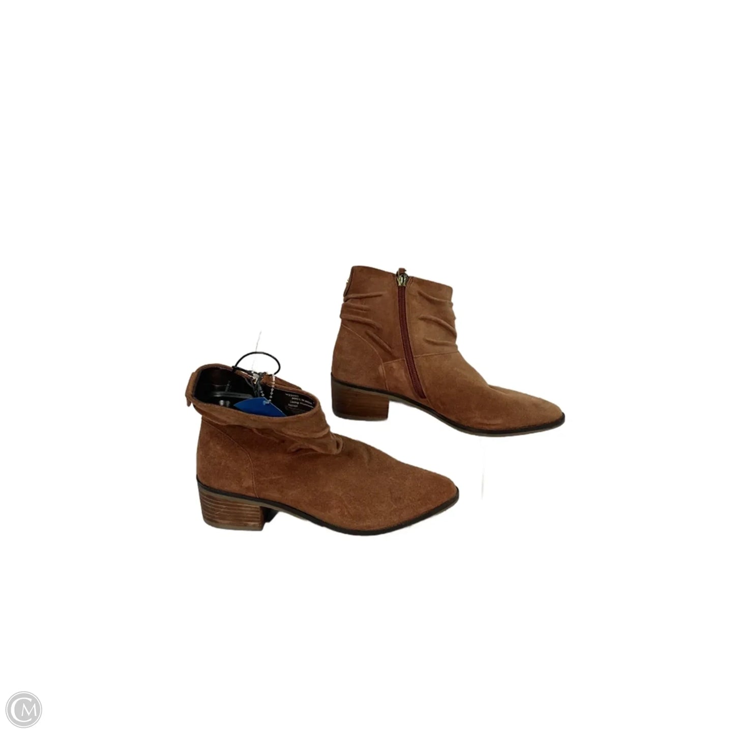 Boots Leather By Cole-haan In Brown, Size: 6