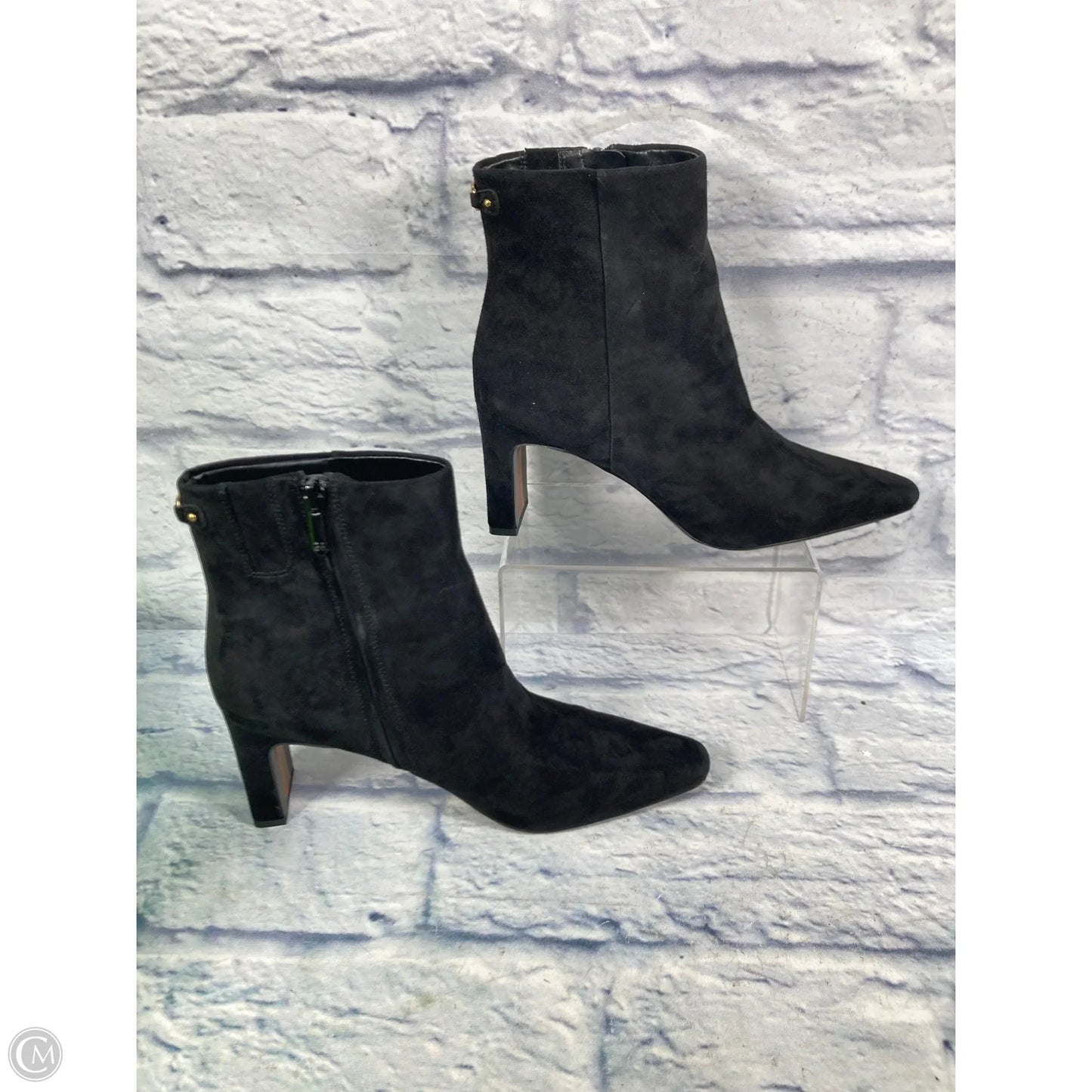 Boots Ankle Heels By Sam Edelman In Black, Size: 8.5