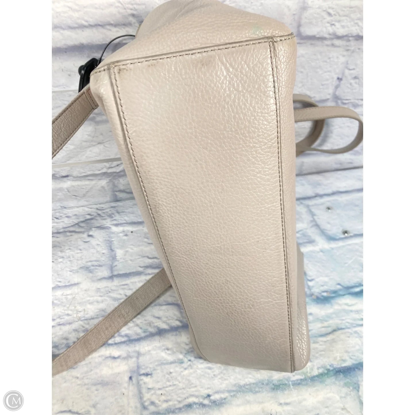 Handbag Leather By Fossil, Size: Large