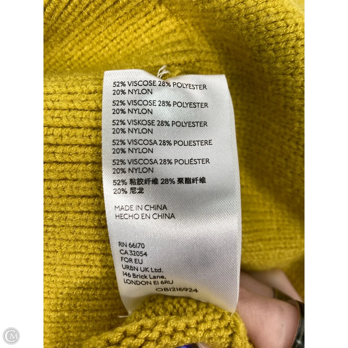 Sweater By Maeve In Yellow, Size: S