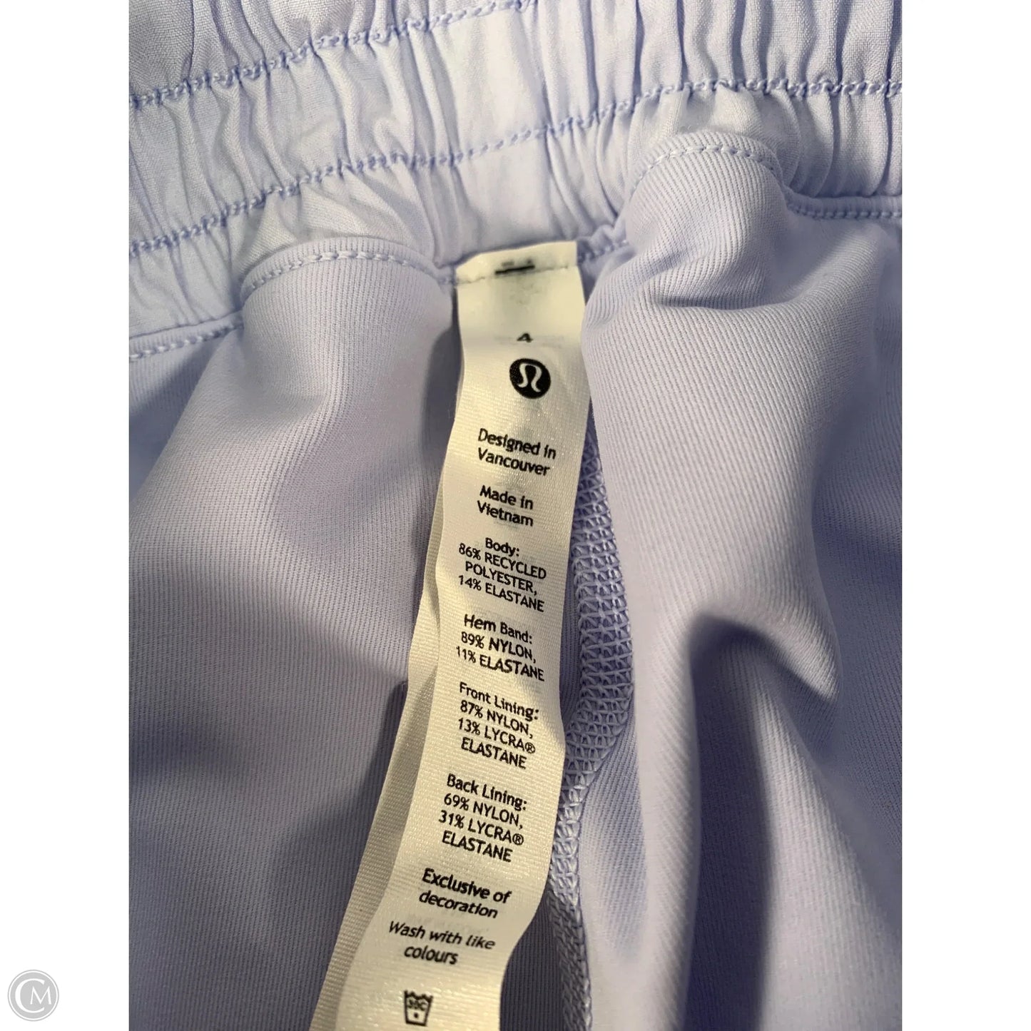 Athletic Shorts By Lululemon In Purple, Size: S