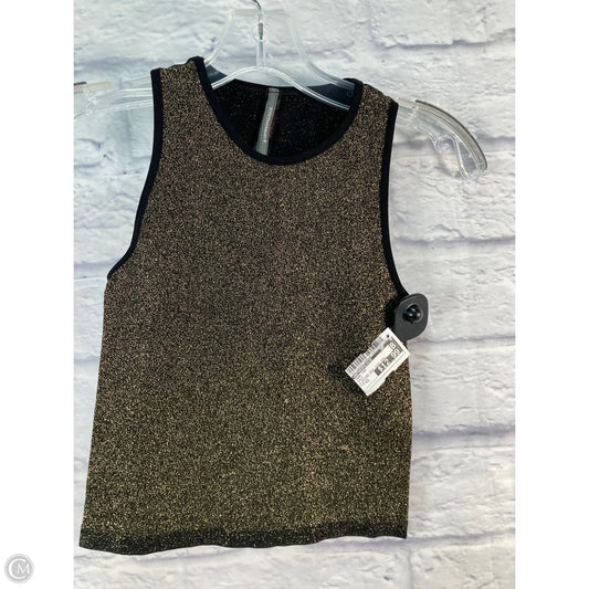 Tank Top By Anthropologie In Gold, Size: Xs