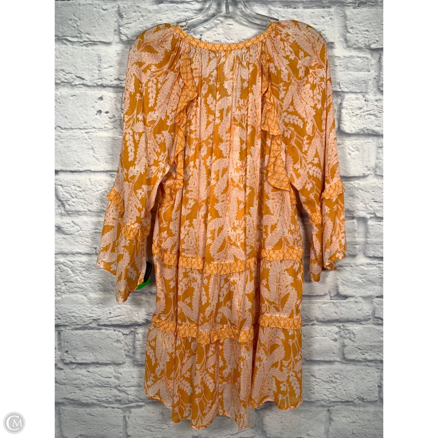 Dress Casual Short By Anthropologie In Orange, Size: S