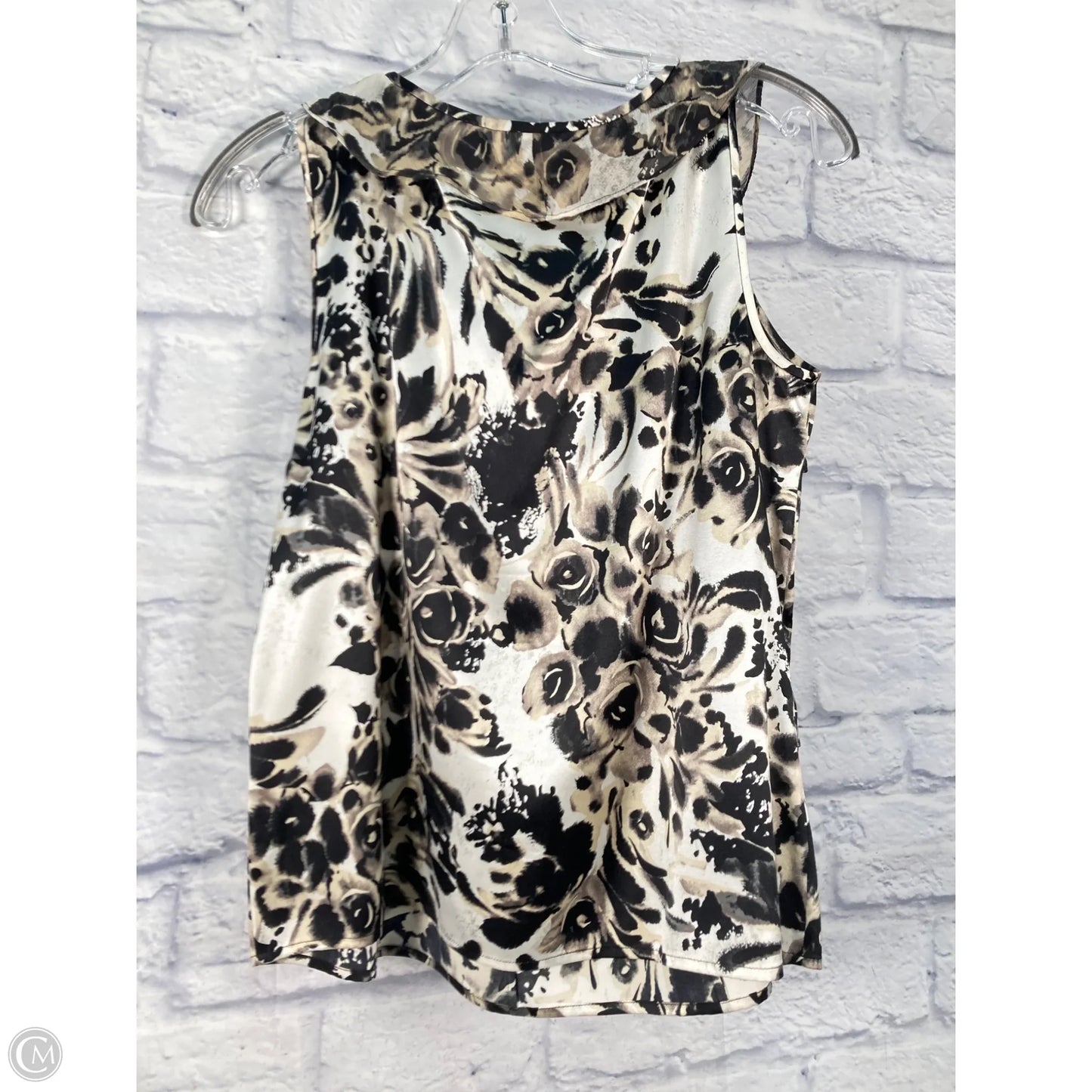 Blouse Luxury Designer By St John Collection In Leopard Print, Size: S