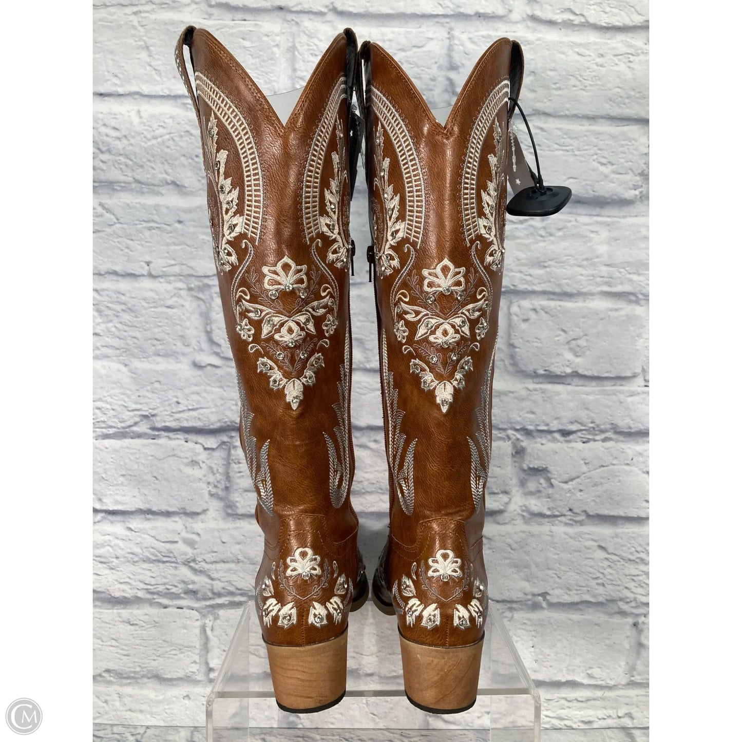 Boots Western By Clothes Mentor In Brown, Size: 11