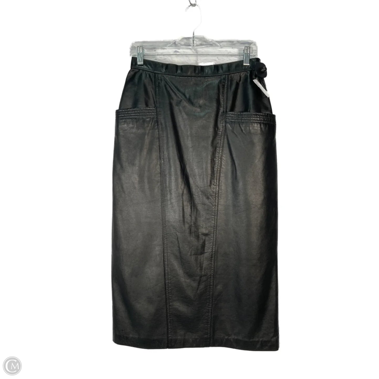 Skirt Midi By Clothes Mentor In Black, Size: 12