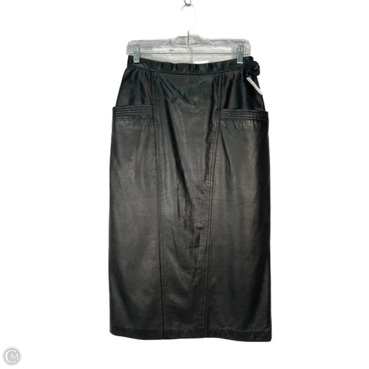 Skirt Midi By Clothes Mentor In Black, Size: 12