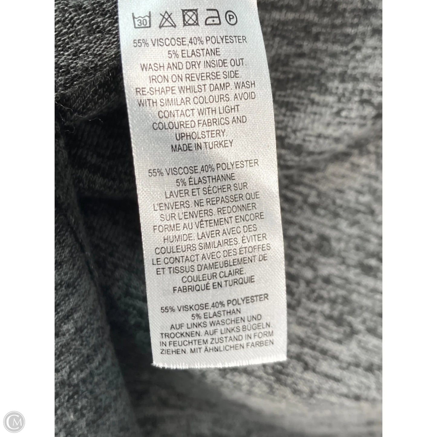 Dress Sweater By French Connection In Grey, Size: L