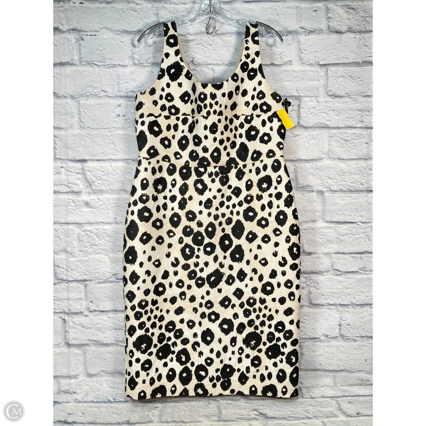 Dress Designer By Max Mara In Black & Cream, Size: Xl