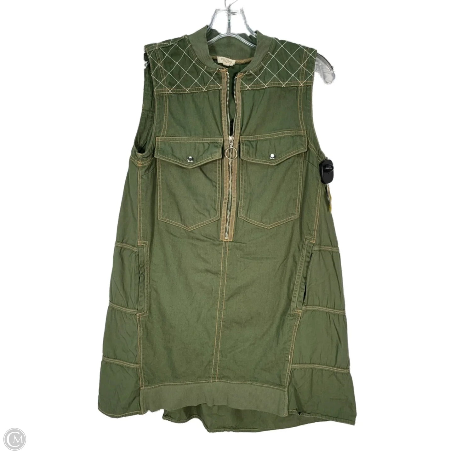 Dress Party Short By Pilcro In Green & Orange, Size: Xxs