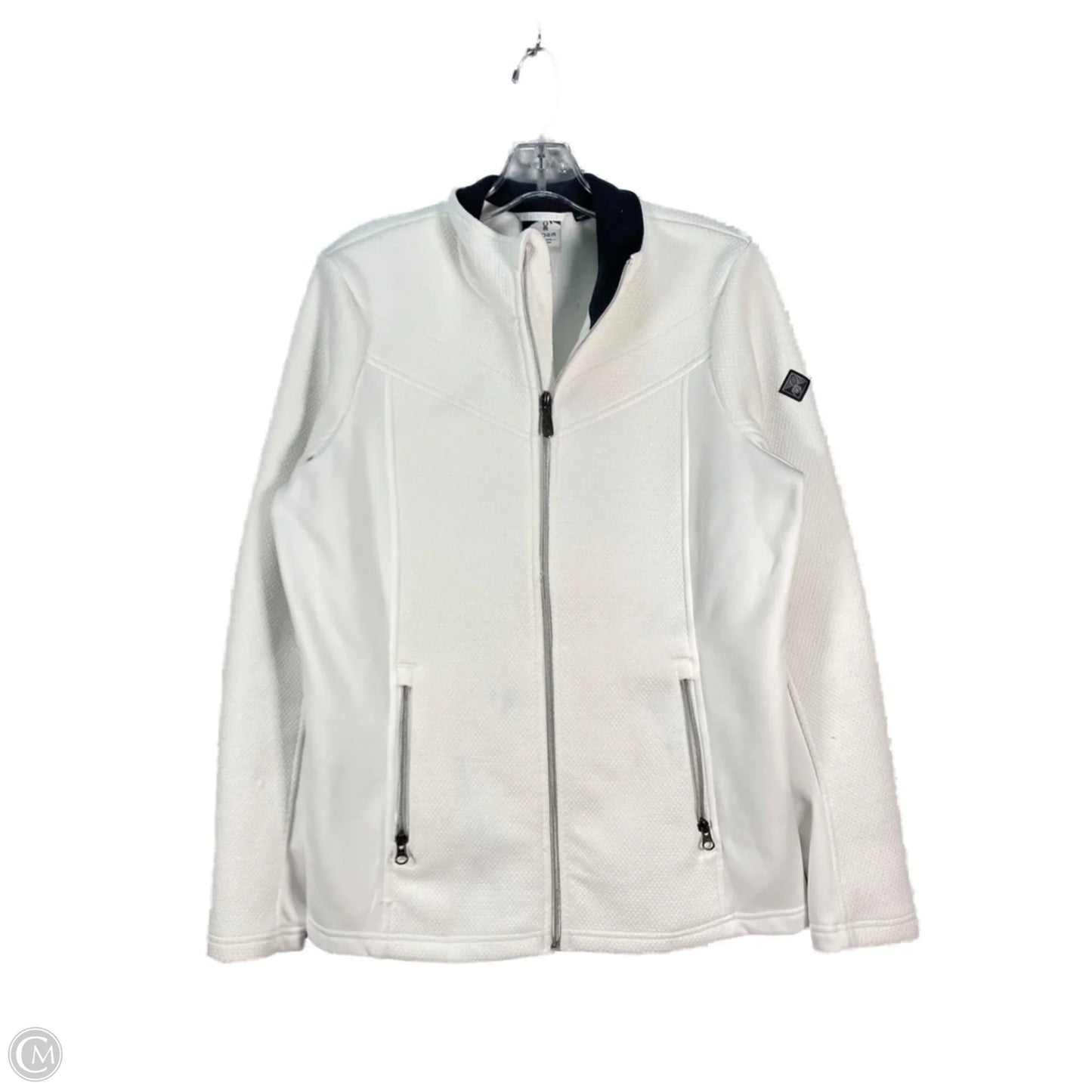 Athletic Jacket By Spyder In Black & White, Size: L
