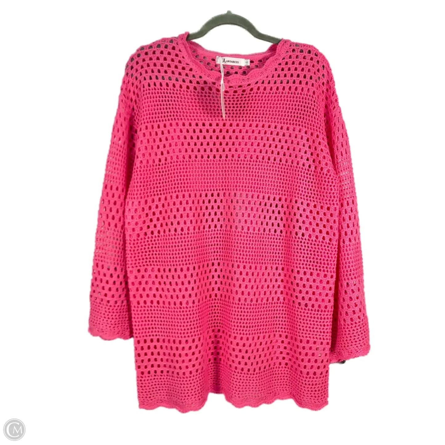 Top Long Sleeve By Anrabess In Pink, Size: S