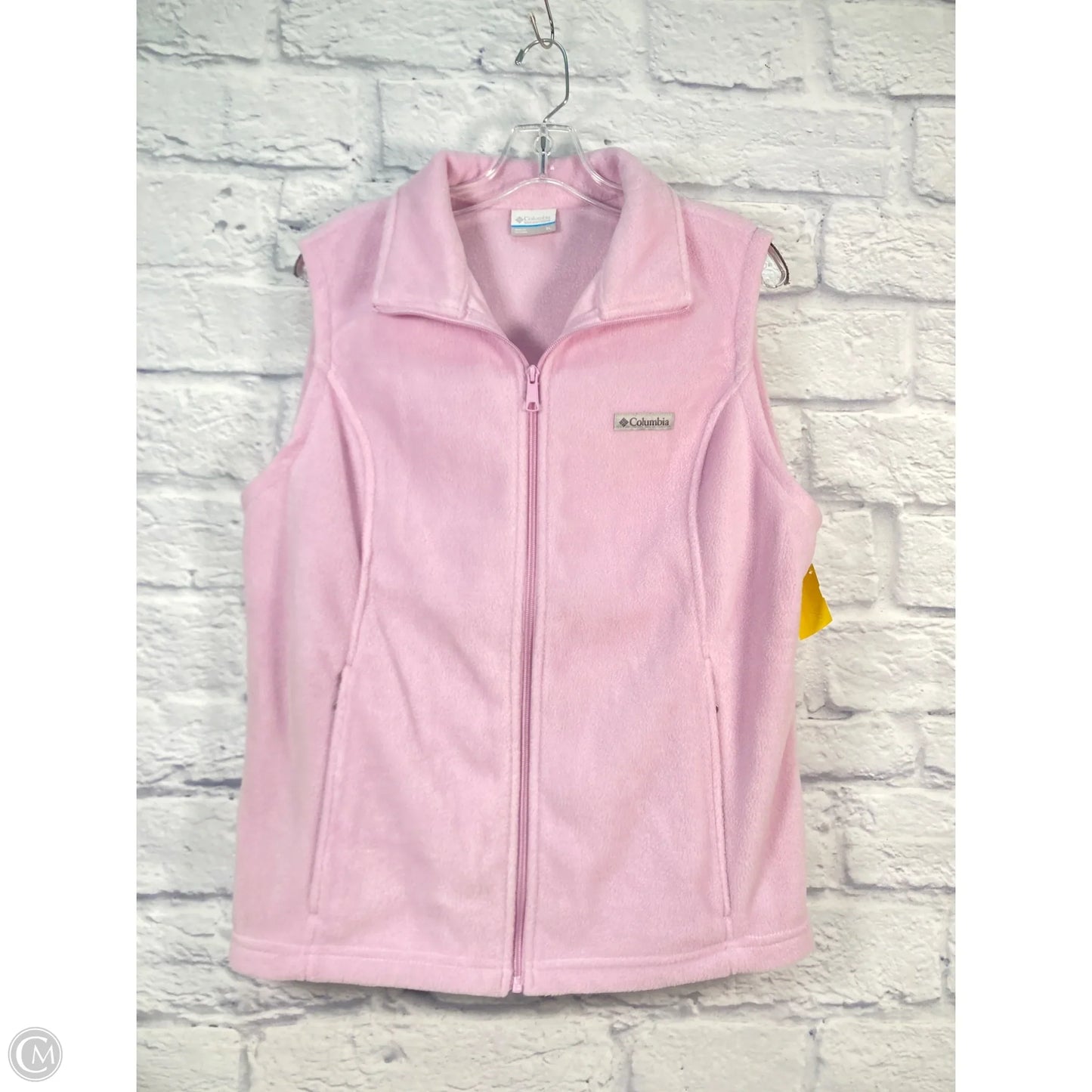 Vest Fleece By Columbia In Pink, Size: Xl