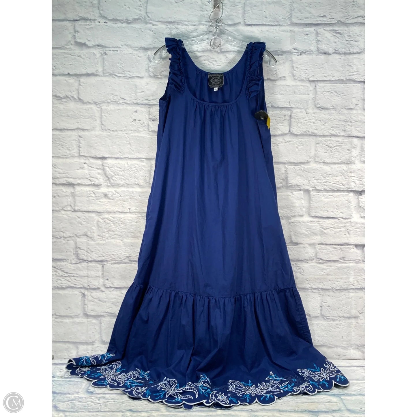 Dress Party Long By Johnny Was In Blue & White, Size: S