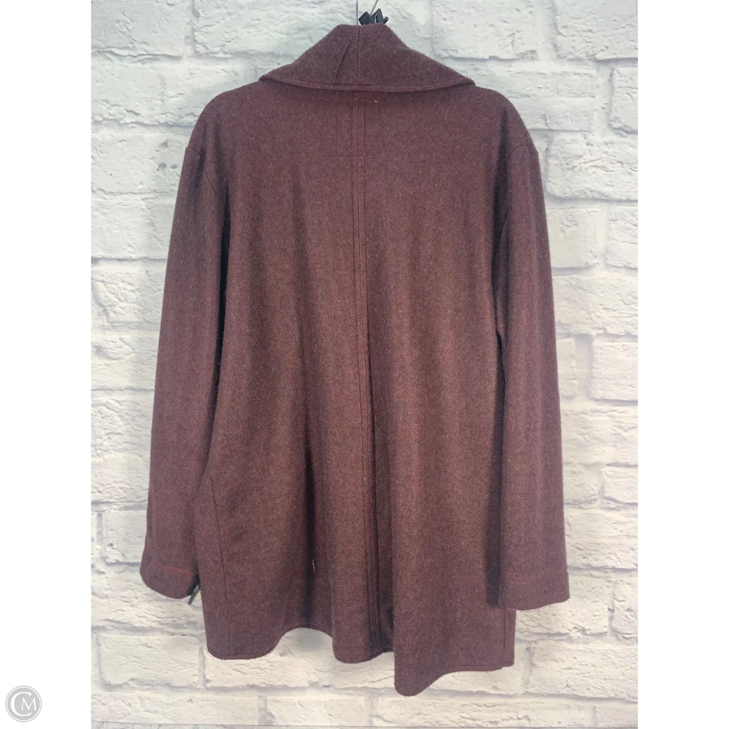 Cardigan By Clothes Mentor In Maroon, Size: M