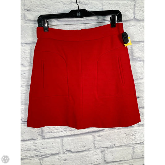 Skirt Mini & Short By Maeve In Red, Size: 6