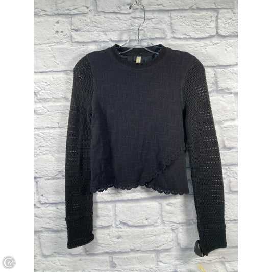 Top Long Sleeve By Free People In Black, Size: S