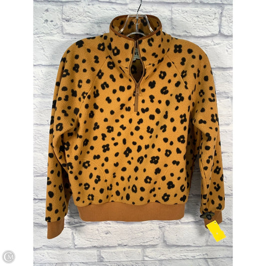 Jacket Fleece By Madewell In Animal Print, Size: S